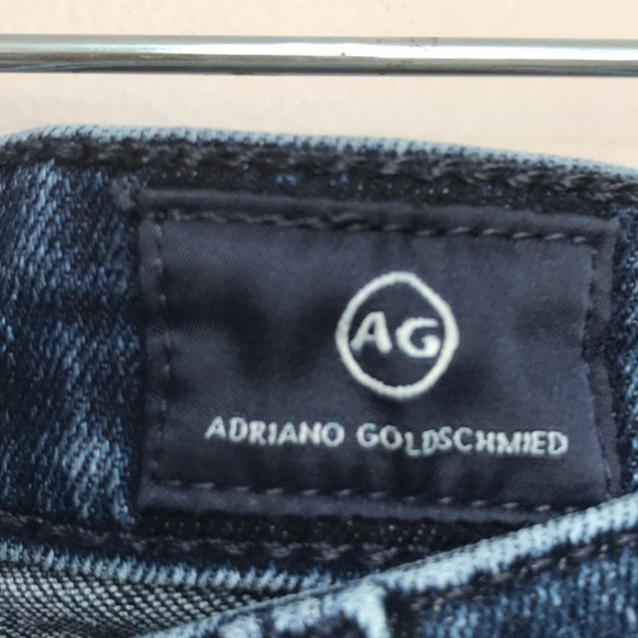 ag Adriano Goldschmied Leggings Ankle Jeans distressed size 25R - Picture 10 of 12